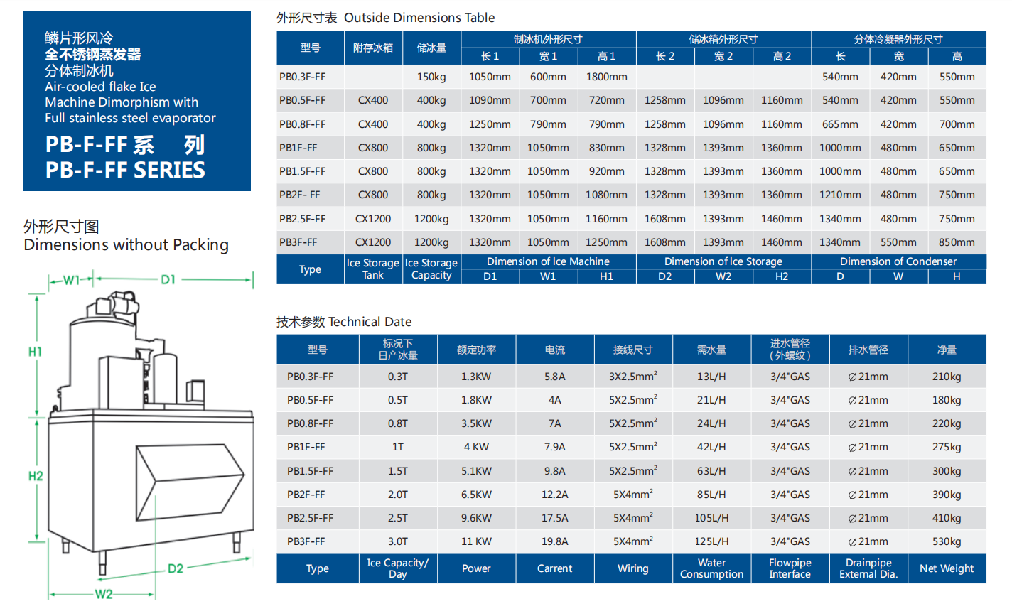 PB-F-FF系列鱗片型風冷全不銹鋼蒸發(fā)器分體制冰機1.png